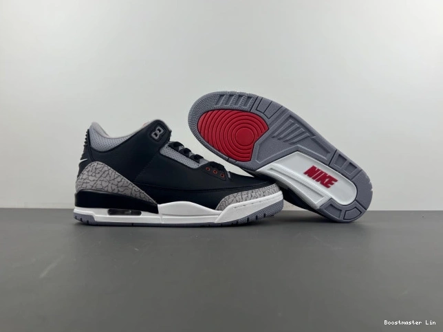 Boostmaster lin Black 3 Jordan Air DN3707-010 Cement 0804